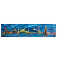Orijinal Kanvas Tablo İstanbul40x160