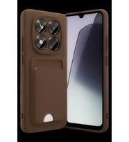 Pilelistore   Xiaomi Redmi Note 15 Pro 4G Kelvin Kartvizitli Silikon - Kahverengi