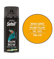 Selsil Rainbow Akrilik Sprey Boya KAVUN SARI 400 ml. - RAL1028