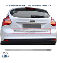 Ford Focus 3 Krom Bagaj Alt Çıtası 2010-2018 Arası P. Çelik (HB)