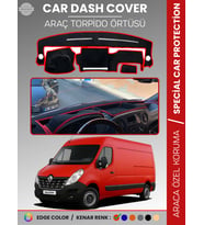RENAULT MASTER 3 (2010-2021) Torpido Örtüsü Ön Göğüs Koruma Torpido Koruma Araca Özel Tam Uyum