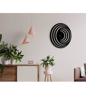 BK Gift Dekoratif 45cm Ahşap Duvar Saati-121