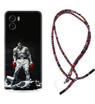 Vivo Y15S Y32 Y33S Y51 Y53S Kılıf Boyun Asklı Rasta Silikon Moon Baloon 1369