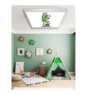 Genç Odası Avize-60cmx60cm-54watt Led-6500 Kelvin (beyaz)-avize Modelleri-alan Homojen Aydınlatma-