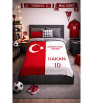 Kişiye Özel Triko Battaniye -Türk Bayraklı Battaniye-Türkiye-Milli Takım-Ay Yıldız-Taraftar Battaniye-