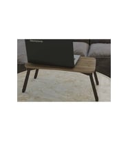 Laptop Sehpa Çalışma Kahvaltı Masası Ceviz