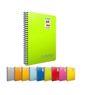 Gıpta Chromo Spiralli PP Kapak Defter A4 60 Yp.Düz (2064)