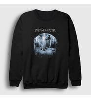 Presmono Unisex Siyah Train Dream Theater Sweatshirt 144763tt