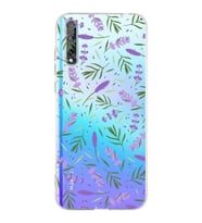 PrintiFy Huawei Y8P ile Uyumlu Water Color 3  Kamera Korumalı Şeffaf  Kılıf