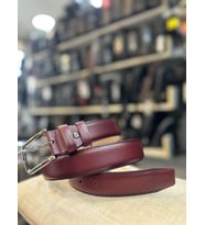 TRG POLO BORDO HAKİKİ DERİ ERKEK KEMERİ