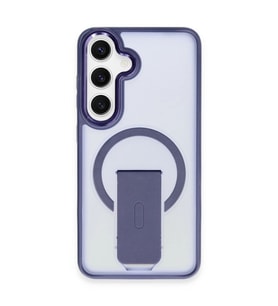 Samsung Galaxy S24 Tork Magsafe Standlı Kapak - Lacivert