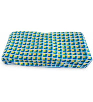 El Yapımı Tığ İşi Granny Square Battaniye (Mavi) Renkli Motifli, El Örgüsü, Bebek Ve Koltuk İçin,