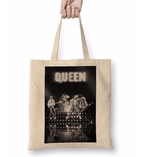 Queen Freddie Mercury 05 Bez Çanta Uzun Saplı
