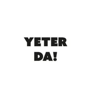 Yeter Da! Oto Sticker Siyah 20*11 Cm
