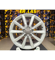 4 Adet AUDİ ORIJINAL 7*17 5*112 ET43 57.1 SILVER JANT REVİZE EDİLMİŞ (Takım)