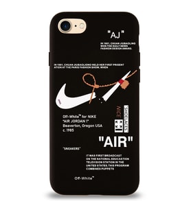 Apple iPhone 8 Uyumlu Lansman Kılıf Sneakers Tasarımlı Altı Kapalı İçi Kadife Kaplı Silikon Kapak (Şeffaf)