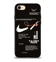 Apple iPhone 8 Uyumlu Lansman Kılıf Sneakers Tasarımlı Altı Kapalı İçi Kadife Kaplı Silikon Kapak (Şeffaf)