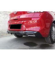Hyundai i30 Sport Difüzör Piona Black + Egzoz Ucu Kromlar 2017 2018 2019 2020