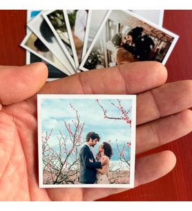 50 adet Karekart 5x5 Fotoğraf Baskısı-Telefon Arkası kullanıma da Uygun (Orijinal Solmaz FUJiFİLM Baskı)