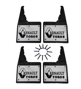 Renault 12 Toros-Toros TSW Uyumlu Perçinli 4'lü Ön/Arka Paçalık Tozluk Çamurluk REN1RX035YD