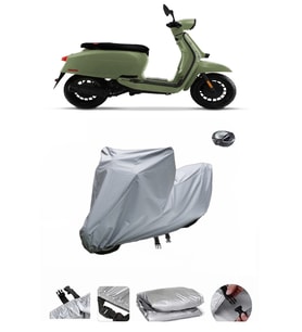 Lambretta V50 Special  Su Geçirmez Motosiklet Brandası ARKA ÇANTA UYUMLU