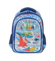 Muggle Okul Çantası Cute Shark Mavi Erkek Çocuk İlkokul Çantası (Karışık)