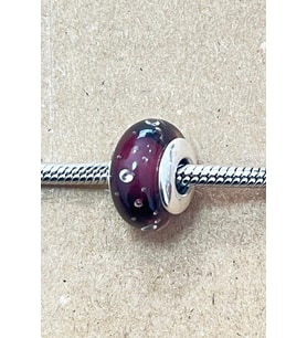 Fubena Dalgacıklı Bordo Murano Charm