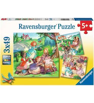 Ravensburger Küçük Prensesler Puzzle - 3 x 49 Parça (Karışık)