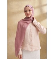 Pudra Armanda Pamuk Modal Aden Desen Şal 3355