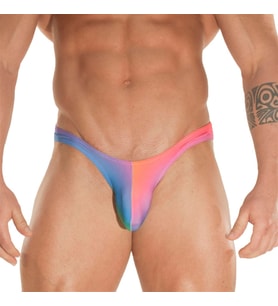 Gökkuşağı Desenli Erkek Slip