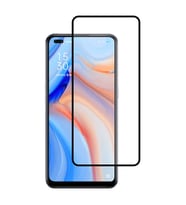 Northcity Oppo Reno 4 Full Glue 0.25 mm Temperli Cam Ekran Koruyucu Full Kaplama 8-9H - Çizilmez Oleofobik Cam