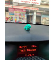 Otomobil Aksesuarı Dikiz Aynası Aksesuarı Dikiz Aynası Süsü Sevimli  Tiny Triceratops
