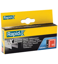 Rapid Feindrahtklammer Tip 53/8 Mm, 2500 Adet Kutu, 23808000