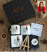 Kişiye Özel Karikatürlü Cute But Sagittarius Yay Burcu Hediye Kutusu - Kişiye Özel T Kupa, Seramik Kalemlik, Dekoratif Taş İsimlik, Güneş Anahtarlık Doğum Günü Hediyesi