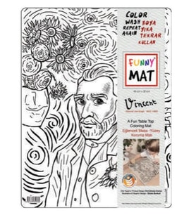 Funny Mat - Vıncent Van Gogh 30 X 40 Cm