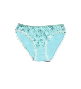Mulvxbrf Brf02 Kadın İçin Kenarları Beyaz Dantelli Mavi Renk Bikini Kod 11242 (Mulvix)