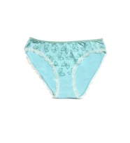 Mulvxbrf Brf02 Kadın İçin Kenarları Beyaz Dantelli Mavi Renk Bikini Kod 11242 (Mulvix)