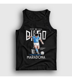 Presmono Unisex Siyah Futbol Sut Maradona Atlet 51420tt