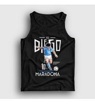 Presmono Unisex Siyah Futbol Sut Maradona Atlet 51420tt