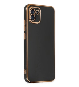 Mey İthalat® Samsung Galaxy A03 Kılıf Volet Silikon - Siyah