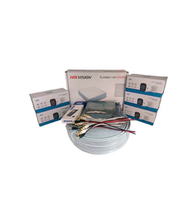 Hikvision 5'li Güvenlik Kamerası Seti, Mikrofonlu, Uzaktan İzleme, Olay Anında Bildirim