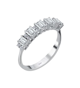 Pırlanta ve Beyaz Topaz Taşlı Silvia Yüzük 0747R0091