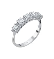 Pırlanta ve Beyaz Topaz Taşlı Silvia Yüzük 0747R0091