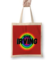 Kyrie Irving - Basketball gifts Vintage Retro Rainbow Quotes For BOYS AND Dad Bez Çanta Uzun Saplı