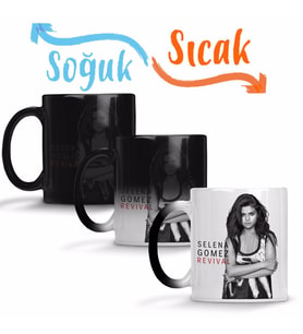 Selena Gomez 02 Sihirli Kupa Bardak Porselen