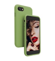 Apple iPhone 8 İnce Mat Silikon Kılıf Yeşil