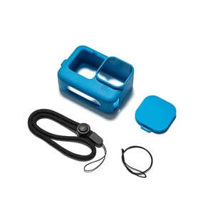 Ayex Hero 9 Silikon Kılıf Mavi, GoPro Hero 9, 10, 11, 12, 13 ile Uyumlu