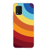 Xiaomi Mi 10 Lite Uyumlu Kapak Renk Cümbüşü Tasarımlı Şeffaf Silikon Kılıf