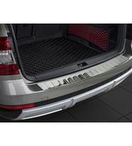 Skoda Octavia A7 SD Krom Arka Tampon Eşiği 2013-2020