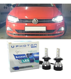 Vw Polo Mk6 Led Xenon Sis Farı Ampulü H8 Access Yeni Seri Beyaz 2017+